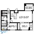 センターフィールド宮の森1階8.3万円