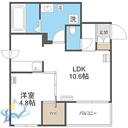 間取図画像 1LDK