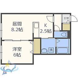 札幌市営東西線 発寒南駅 徒歩8分 4階/-
