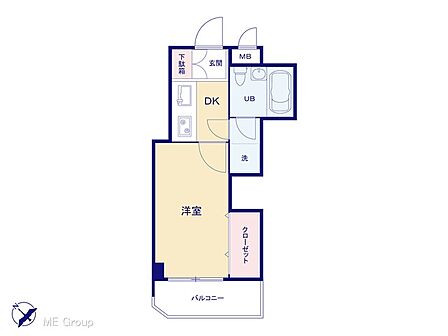 1K 間取り