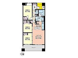 ライオンズマンション川口クオリティフォート 3LDKの間取図画像