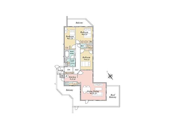 間取りを拡大表示