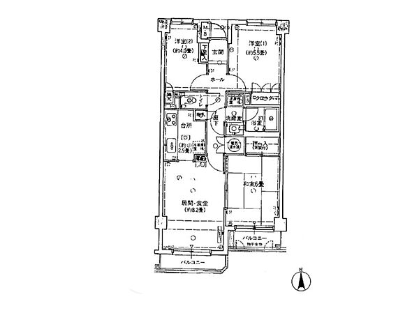 間取りを拡大表示