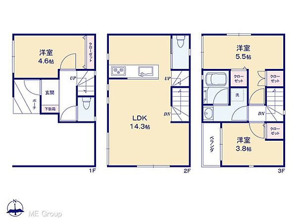 間取りを拡大表示