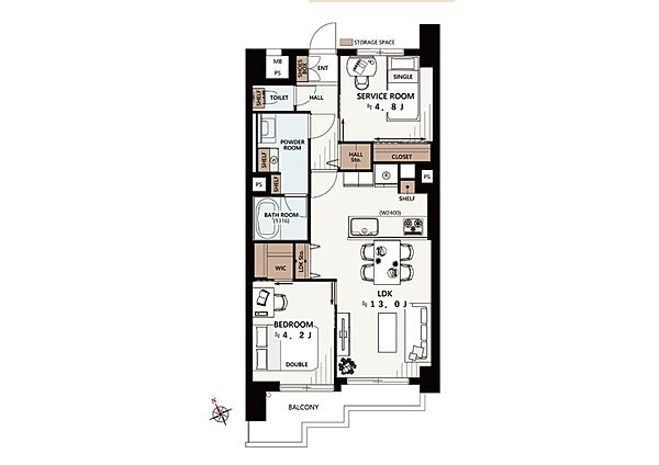 間取りを拡大表示