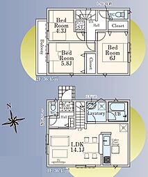 東久留米市前沢第19 新築一戸建て 全3棟