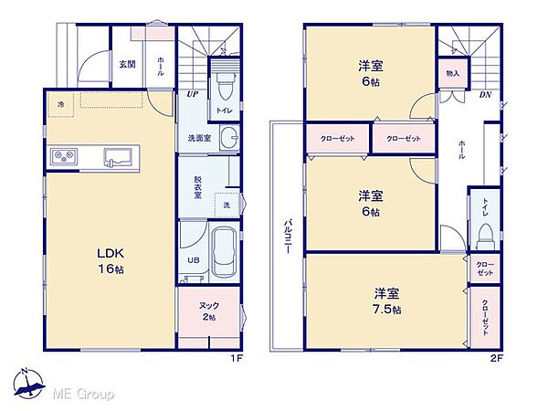 間取りを拡大表示