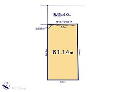 足立区中川5丁目　8期　土地　全2区画