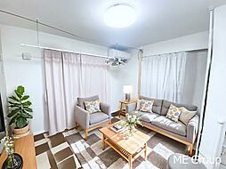 心地よい光あふれる3面採光のリビングで育む家族との時間