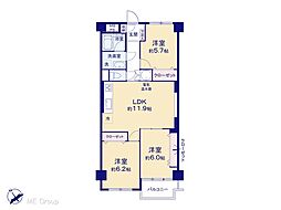 間取図画像 3LDK