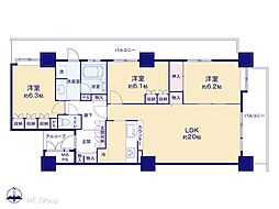 間取図画像 3LDK