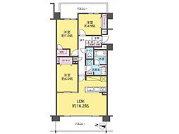 間取図画像 3LDK