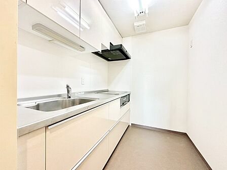 広々とした使い勝手の良いキッチンで日々のお料理も楽しくなりそう