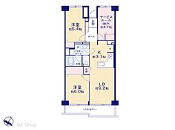 間取図画像 2SLDK