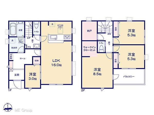 間取りを拡大表示