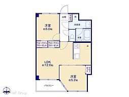 グリーンパーク第11綾瀬 2LDKの間取図画像