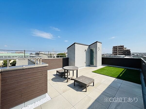 バルコニーを拡大表示