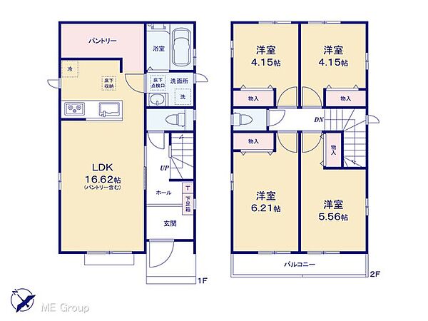 間取りを拡大表示