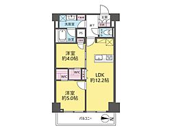 シャンボール三軒茶屋 2LDKの間取図画像