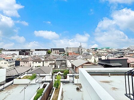 バルコニーからの眺望です