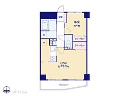 朝日プラザ志村坂上 1LDKの間取図画像