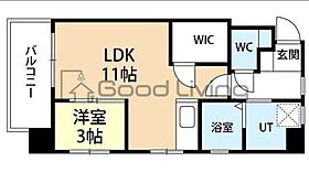 プリンシピオ赤坂  ｜ 福岡県福岡市中央区赤坂１丁目（賃貸マンション1LDK・3階・34.95㎡） その2