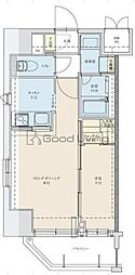 ネストピア博多駅前2 1LDKの間取図画像
