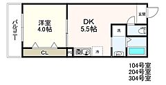 物件の間取り
