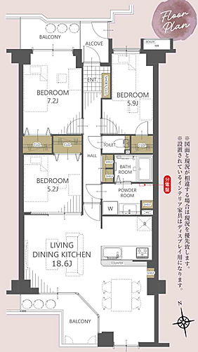 間取りを拡大表示