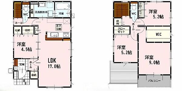 間取りを拡大表示
