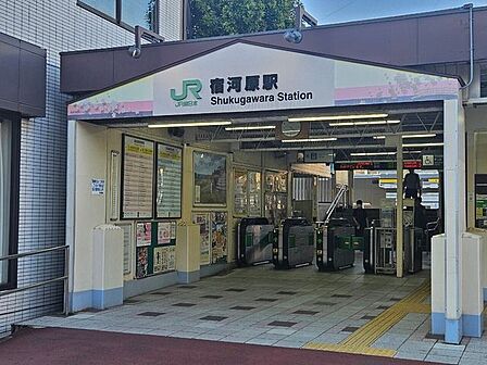 宿河原駅 690m