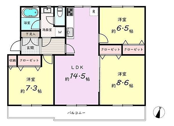 間取りを拡大表示