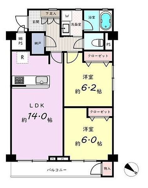 間取りを拡大表示