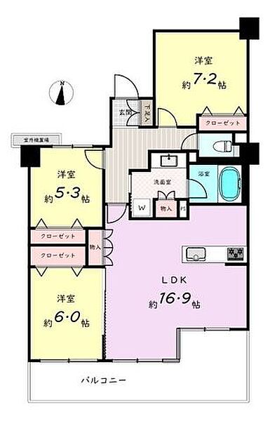 間取りを拡大表示