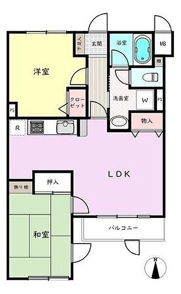 間取りを拡大表示