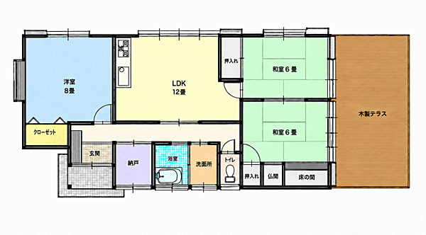 間取りを拡大表示