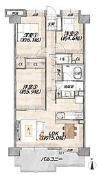 間取図画像 3LDK