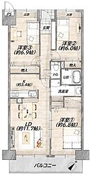 間取図画像 3LDK