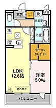 D-roomTODA FRONT COURT A 207 ｜ 埼玉県戸田市大字新曽（賃貸アパート1LDK・2階・45.84㎡） その2