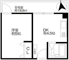 藤井ビル 205 ｜ 埼玉県川口市並木1丁目（賃貸マンション1DK・2階・18.80㎡） その2