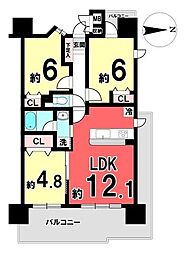 間取図画像 3LDK