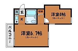 間取図画像 1DK