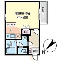 ストロベリーハイツ  ｜ 千葉県佐倉市臼井144-1（賃貸アパート1R・2階・33.09㎡） その2