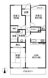 間取図画像 3LDK