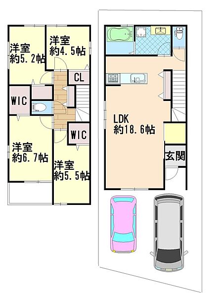 間取りを拡大表示