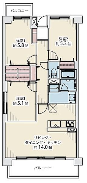 間取りを拡大表示