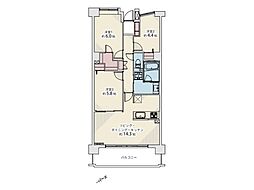 シスナブ池袋本町クリアルーフ(C棟) 3LDKの間取図画像