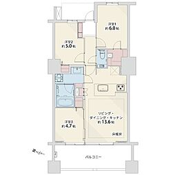 間取図画像 3LDK