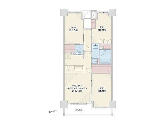 間取り クオス妙蓮寺 4階/-