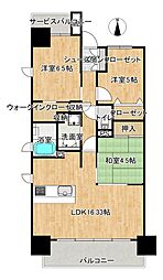 間取図画像 3LDK